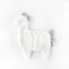 Dimpel Lulu L'alpaga Doudou Plat Blanc 30 Cm