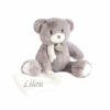 Baby'Nat - Pap'ours Peluche Avec Doudou Ours Gris 25 Cm -Moulin Roty Peluche Boutique 1 1