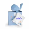 Doudou Et Compagnie - Sous L'océan Baleine Bleue Avec Doudou 20 Cm -Moulin Roty Peluche Boutique 5