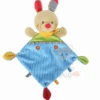 Nicotoy Ouatoo Auguste Le Lapin Doudou Plat Losange Bleu Vert -Moulin Roty Peluche Boutique auguste20lapin20plat20losange20bleu20vert