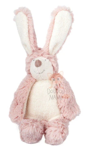 Moulin Roty Collection La Bande à Basile Hochet Doudou Lapin Rose Blanc 3 Moulin Roty Collection La Bande à Basile Hochet Doudou Lapin Rose Blanc