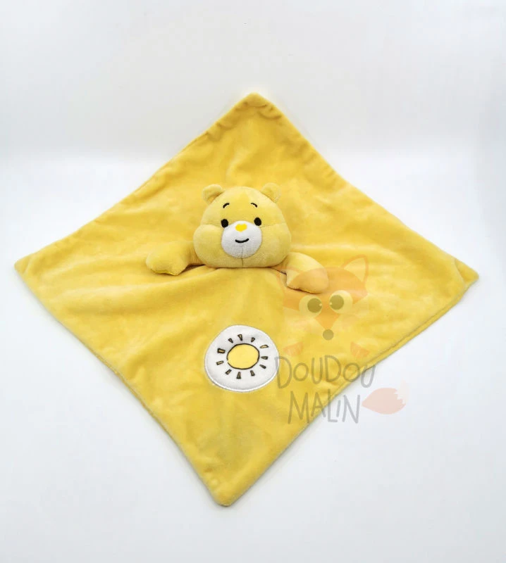 Bisounours - Doudou Plat Ours Jaune 25 Cm 3 Bisounours - Doudou Plat Ours Jaune 25 Cm