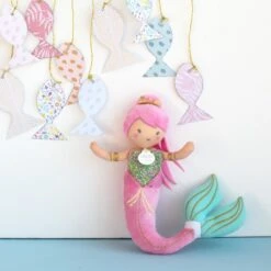 Doudou Et Compagnie - Demoiselle Sirène Alizée Vert -Moulin Roty Peluche Boutique demoiselle20sirene20alizee20vert 1