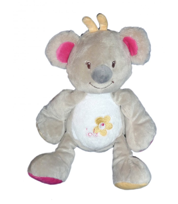 Moulin Roty Peluche Boutique -Moulin Roty Peluche Boutique doudou peluche koala gris arthur et lola bebisol 24 cm