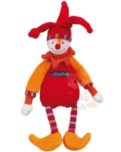 Moulin Roty Dragobert Doudou Lutin Rouge Orange 20 Cm