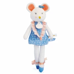 Doudou Et Compagnie - Fais Un Voeu Peluche Souris Bleu Orange