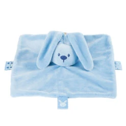 Nattou Lapidou Doudou Plat Lapin Bleu Jeans
