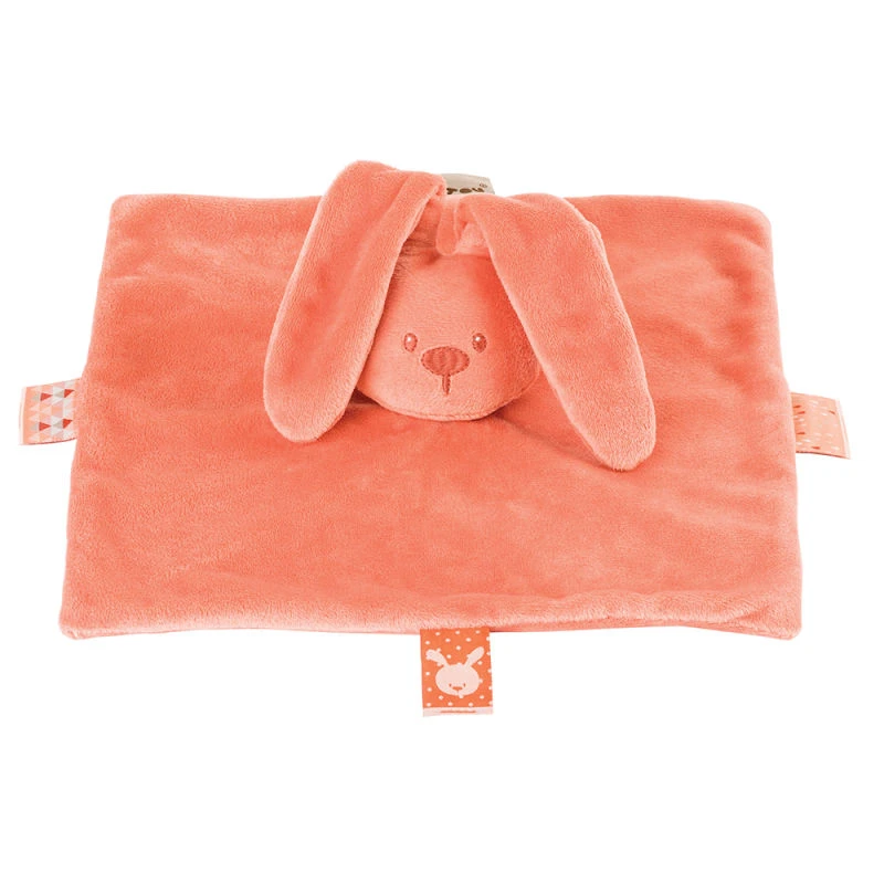 Nattou Lapidou Doudou Plat Lapin Terracotta Rouge 3 Nattou Lapidou Doudou Plat Lapin Terracotta Rouge