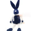 Bout'chou - Doudou Lapin Bleu Blanc étoile 30 Cm 2 Bout'chou - Doudou Lapin Bleu Blanc étoile 30 Cm -Moulin Roty Peluche Boutique lapin20bleu20blanc20etoile203020cm