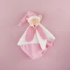 Baby'Nat - Layette - Doudou Plat Ours Blanc Rose 25 Cm -Moulin Roty Peluche Boutique layette2020plat20ours20blanc20rose202520cm