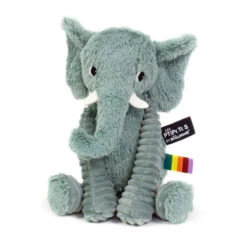 Les Déglingos - Les Ptipotos - Dimoitou L'éléphant Vert - Peluche 30 Cm