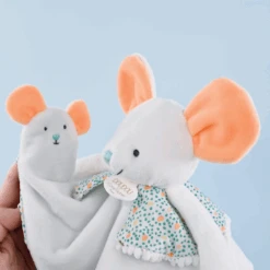 Doudou Et Compagnie - Les Petits Fûtés - Doudou Souris Blanc 30 Cm -Moulin Roty Peluche Boutique les20petits20futes2020souris20blanc203020cm 2