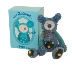Moulin Roty Les Zazous Baba Le Koala Mini Peluche Bleu