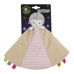 Jemini Luminou Hérisson Doudou Plat Rose 30 Cm