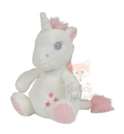 Tex Mon Ami Magique Mini Peluche Licorne Blanc Rose étoile