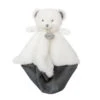 Baby'Nat - Pap'ours Doudou Plat Ours Blanc 25 Cm 2 Baby'Nat - Pap'ours Doudou Plat Ours Blanc 25 Cm -Moulin Roty Peluche Boutique papours20plat20ours20blanc202520cm