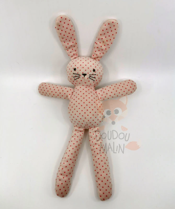 Bout'chou - Doudou Peluche Lapin Rose étoile 30 Cm 3 Bout'chou - Doudou Peluche Lapin Rose étoile 30 Cm