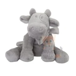 Noukie's Poudre D'étoiles Peluche Vache Gris Clair 40 Cm