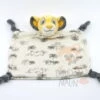 Disney Le Roi Lion Doudou Plat Simba Beige 30 Cm