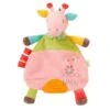 Babysun Safari Doudou Plat Girafe Rose Orange Vert -Moulin Roty Peluche Boutique safari20plat20girafe20rose20orange20vert