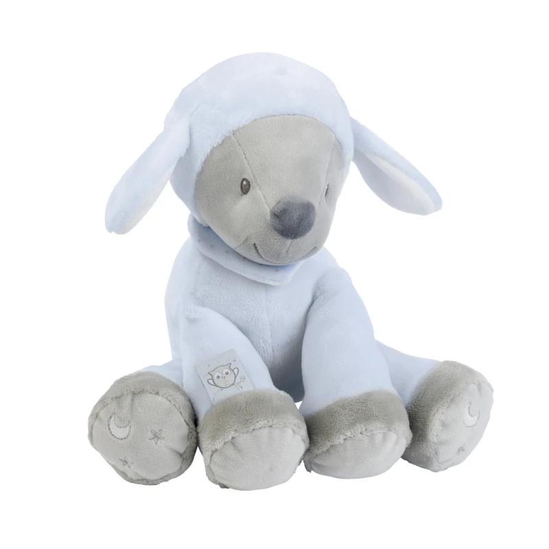 Nattou Sam Et Toby Peluche Mouton Bleu Gris 30 Cm 3 Nattou Sam Et Toby Peluche Mouton Bleu Gris 30 Cm