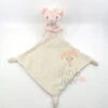 Mots D'enfants Doudou Souris Peluche Avec Mouchoir Rose Crème Tutu 30 Cm