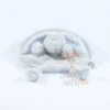 Tom & Zoé Doudou Lapin Gris Bleu -Moulin Roty Peluche Boutique tom