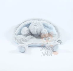 Tom & Zoé Doudou Lapin Gris Bleu